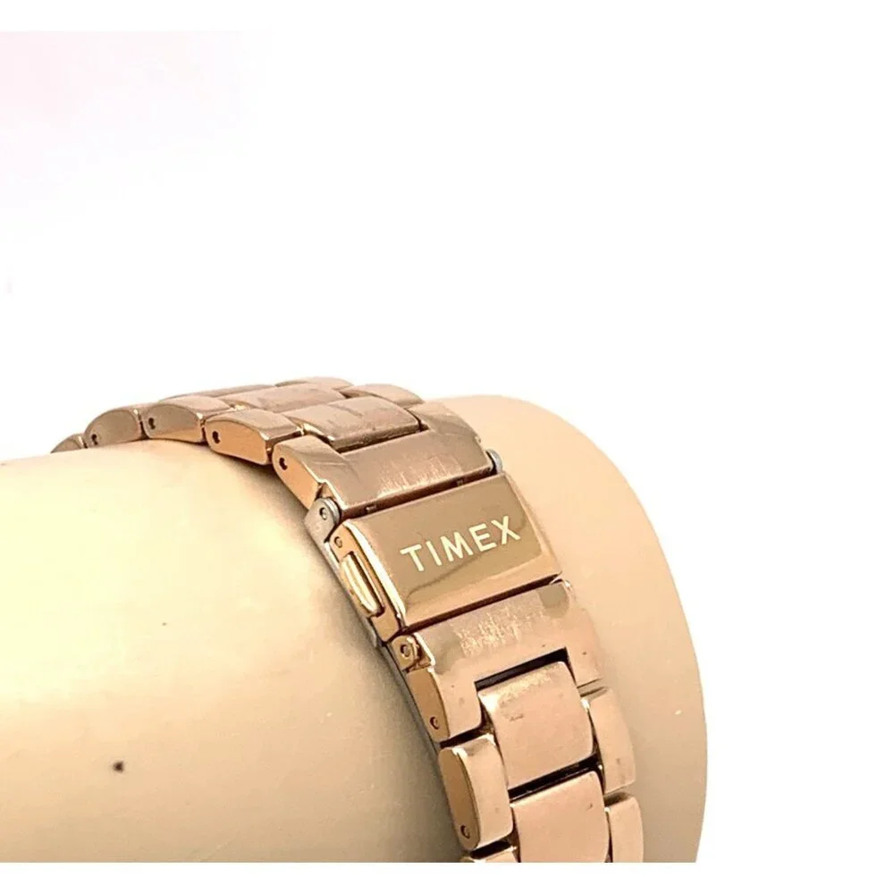 Timex Women's Watch TW2V57900 Quartz Chronograph Silver Dial Rose Gold 38mm